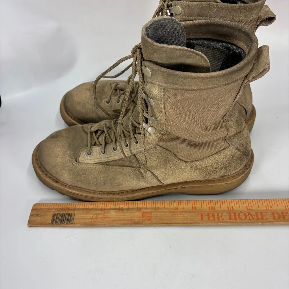 Gore-Tex Military Combat Boots Coyote Tan Suede Vibram Sole Men's 10-11 US